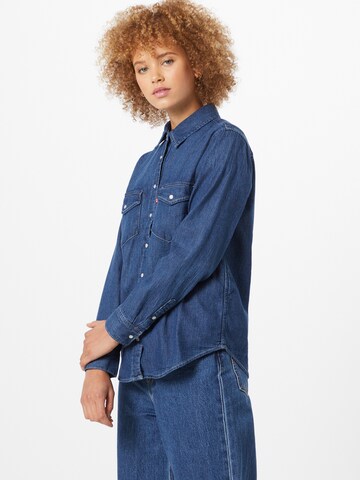 LEVI'S ® - Blusa 'Essential Western' en azul: frente