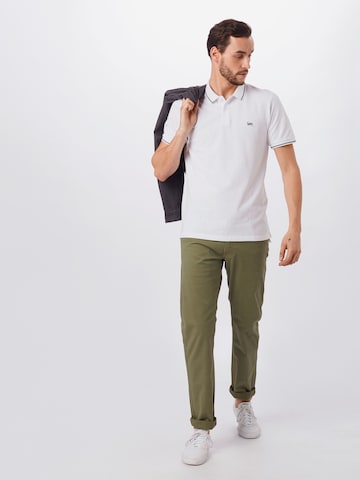 Lee Regular Fit Poloshirt in Weiß