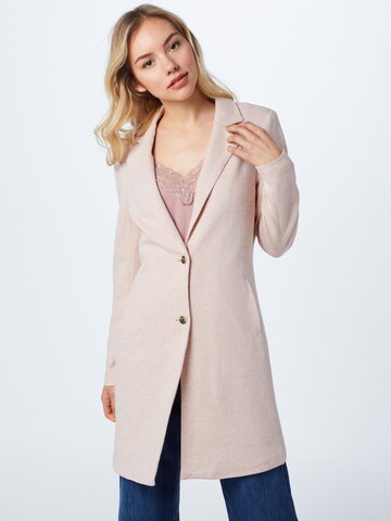 Manteau mi-saison 'Carrie Mel' ONLY en rose : devant