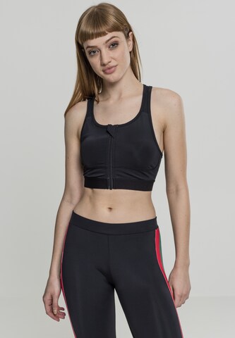 Urban Classics Bustier BH in Schwarz: Vorderseite