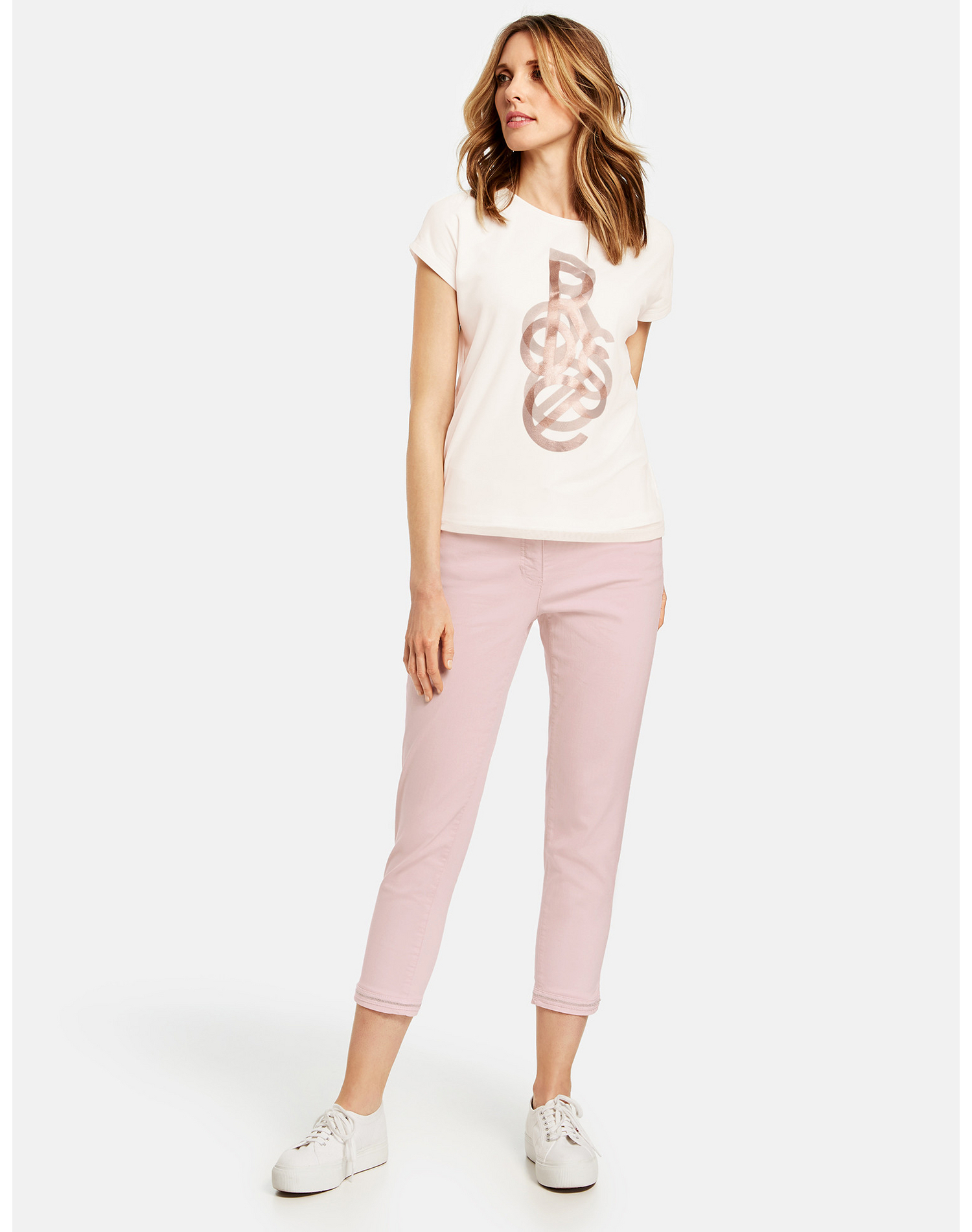 GERRY WEBER Jeans in Rosa 
