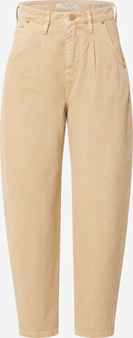 Loosefit Pantaloni con pieghe 'Laura' di Mavi in beige: frontale