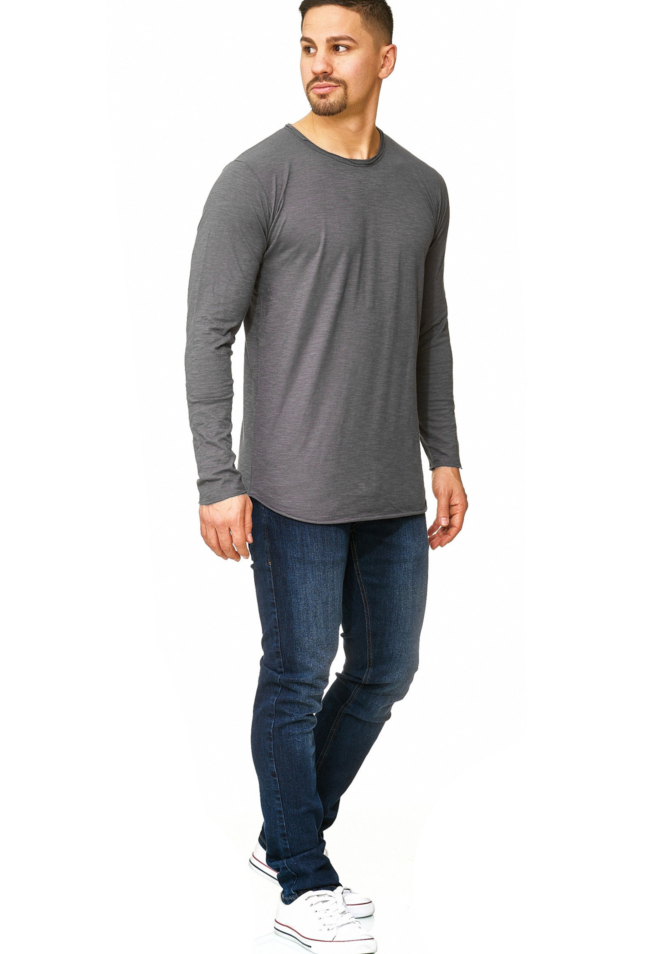 INDICODE JEANS Shirt 'Willbur' in Grey