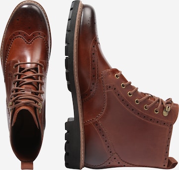 CLARKS Lace-Up Boots 'Batcombe Lord' in Brown