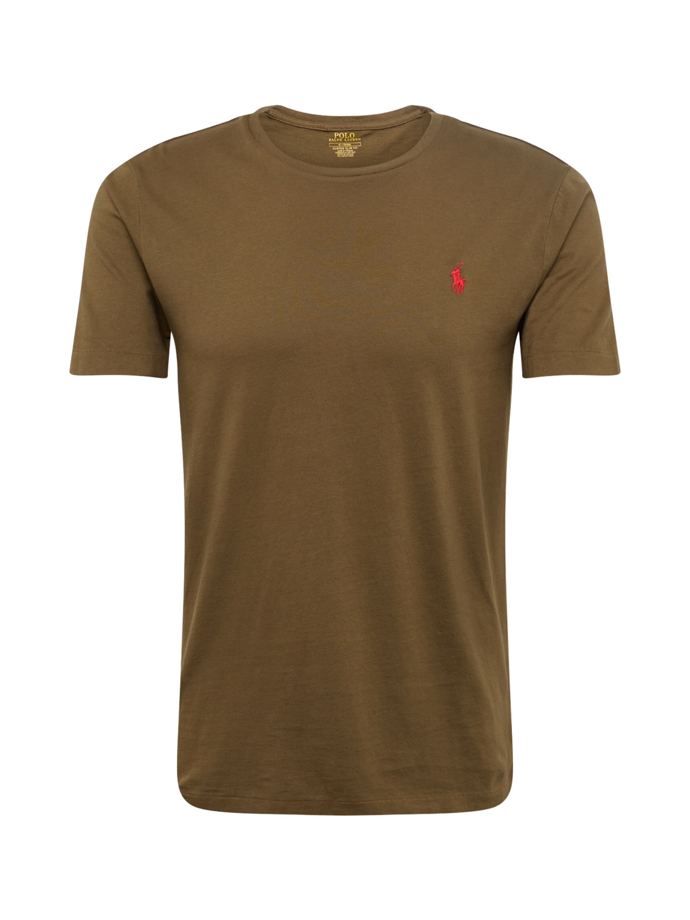 POLO RALPH LAUREN - Shirt 'SSCNCMSLM2-SHORT SLEEVE-T-SHIRT' in de kleur Kaki