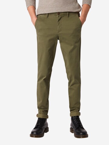 JACK & JONES Slimfit Chino kalhoty 'Marco Bowie' – zelená: přední strana