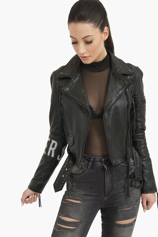 trueprodigy Between-season jacket 'Ava' in Black: front