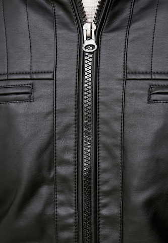 INDICODE JEANS Between-Season Jacket ' Brook ' in Black