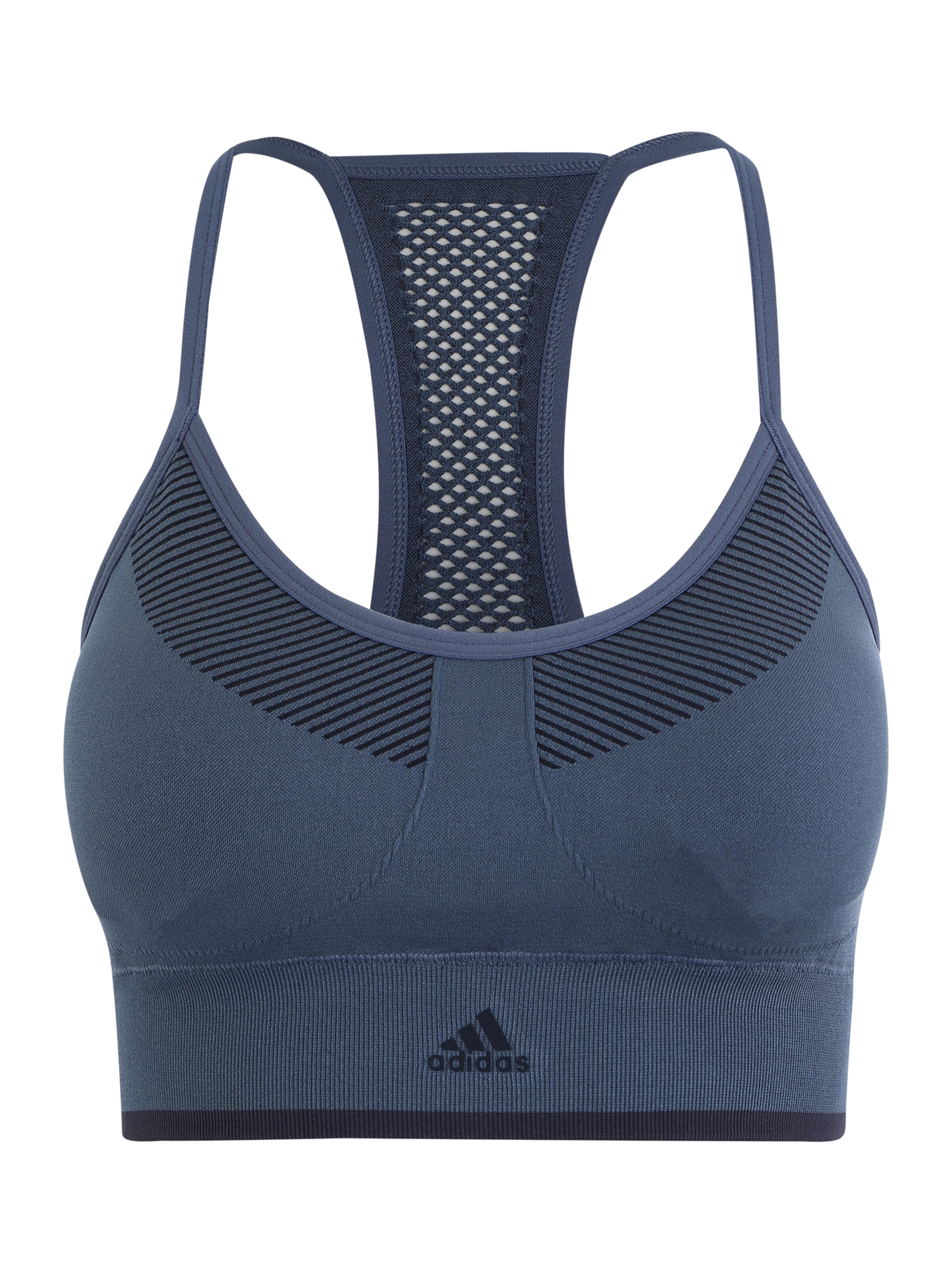 ADIDAS PERFORMANCE - Sport bh 'All Me Primeknit FLW' in de kleur Duifblauw