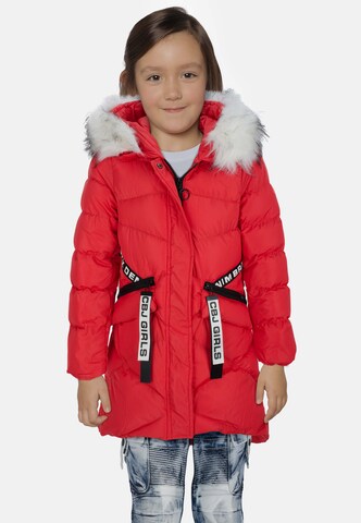 CIPO & BAXX Winter Jacket in Red: front