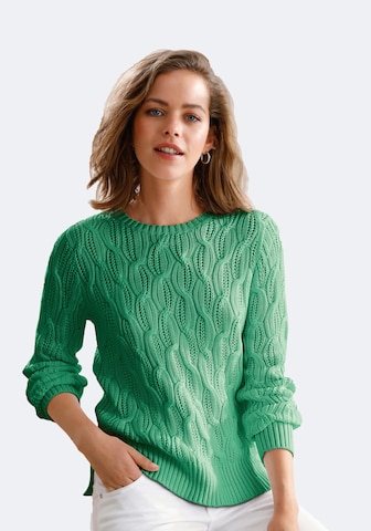 Looxent Pullover aus 100% Supima®-Baumwolle in Grün: predná strana