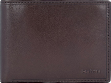 Maître Wallet 'Grumbach Galbert' in Brown: front