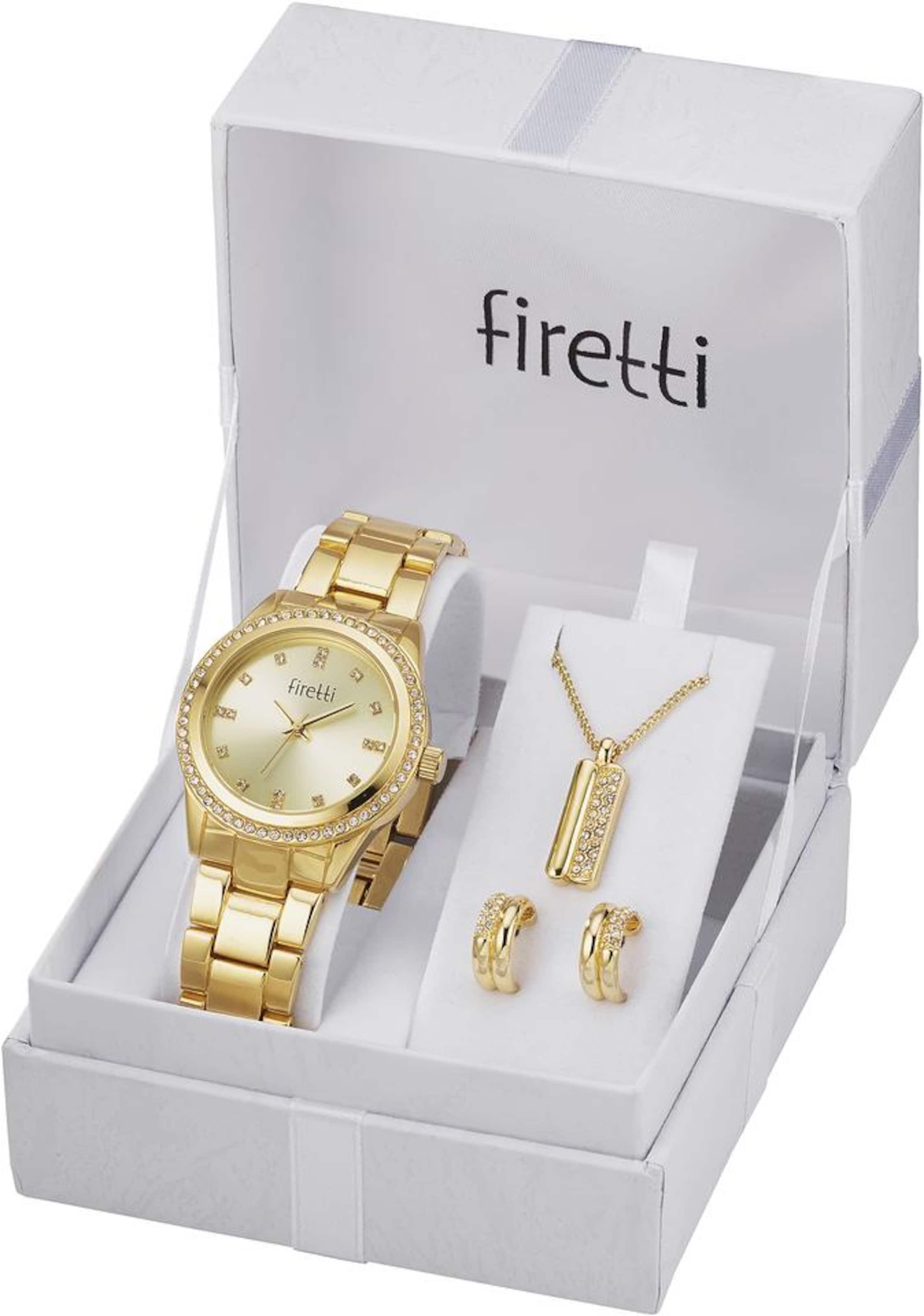 FIRETTI Schmuckset in Gold: Vorderseite