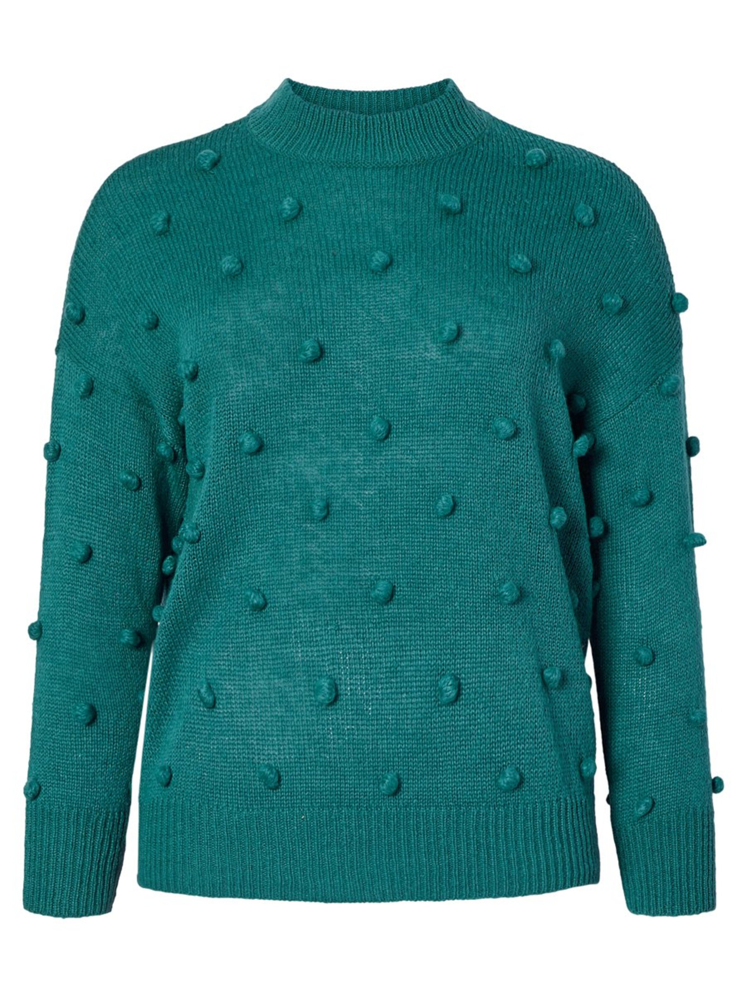 Junarose - Trui in de kleur Smaragd