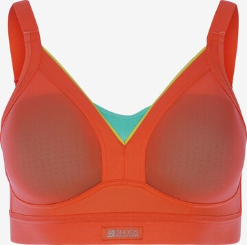 Soutien-gorge de sport SHOCK ABSORBER en orange : devant