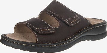 ROHDE Mules in Brown: front