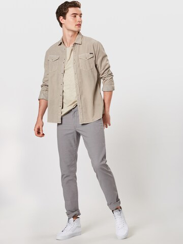 Coupe slim Pantalon 'Cadiz' BRAX en gris