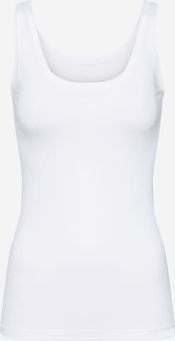 Mey Regular Pajama Shirt in White: front