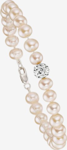 FIRETTI Armband mit Perlen und Zirkonia in Silber: predná strana