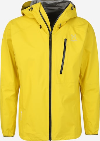 Veste de sport Haglöfs en jaune : devant