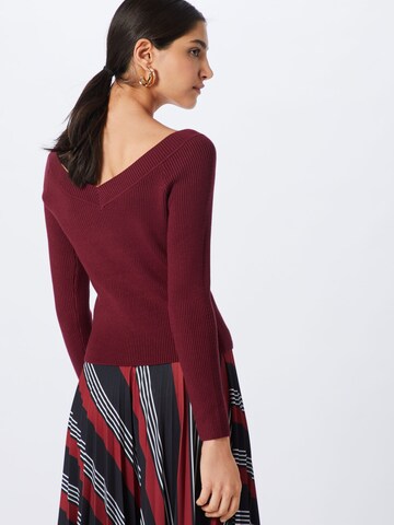 Fashion Union Pullover 'ELM' in Rot: zadná strana