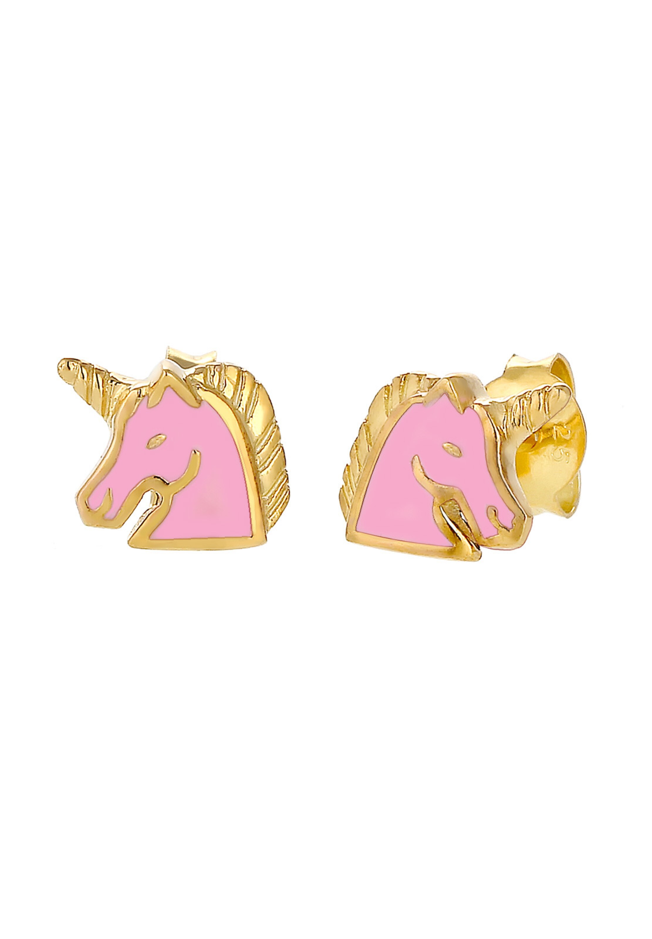 ELLI Sieraden 'Einhorn' in Roze