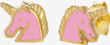 ELLI Ohrringe 'Einhorn' in Pink