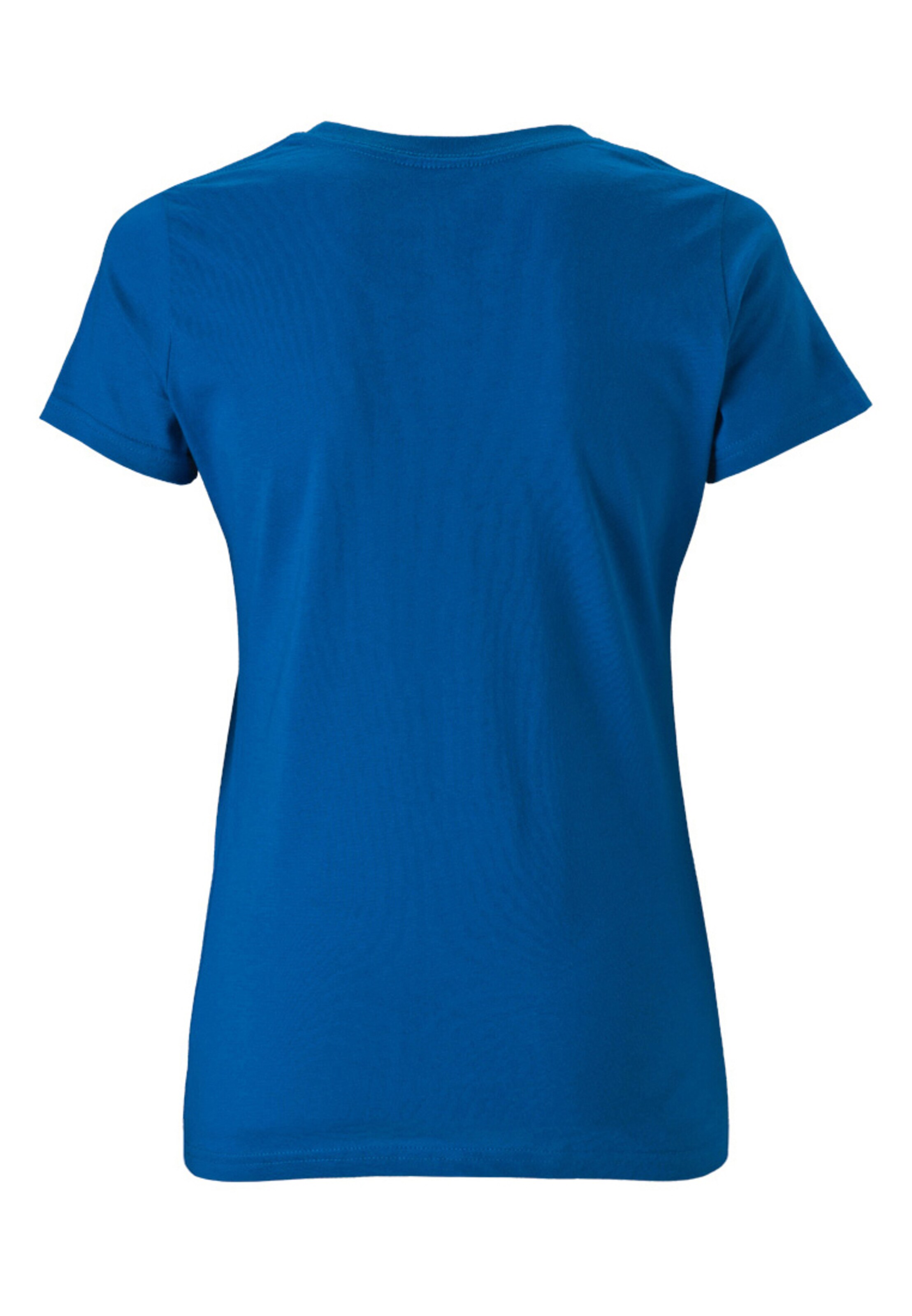 LOGOSHIRT Shirt 'Wonder Woman - Logo Circle' in Blue