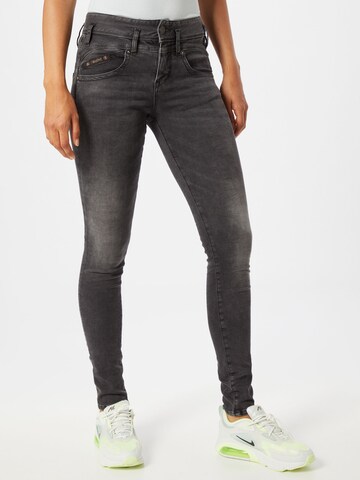 Herrlicher Slimfit Jeans 'Pearl' in Grijs: voorkant