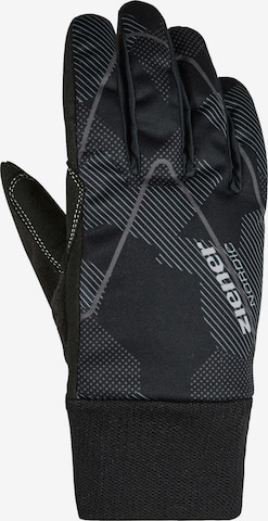 ZIENER Athletic Gloves 'Unico' in Black: front