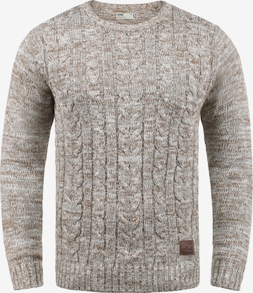 !Solid Strickpullover 'Philemon' in Beige: predná strana