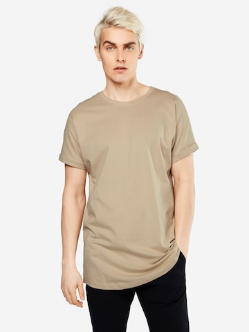 T-Shirt Urban Classics en beige : devant