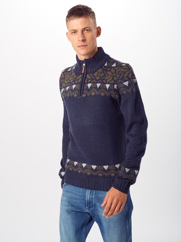 BLEND Pullover in Blau