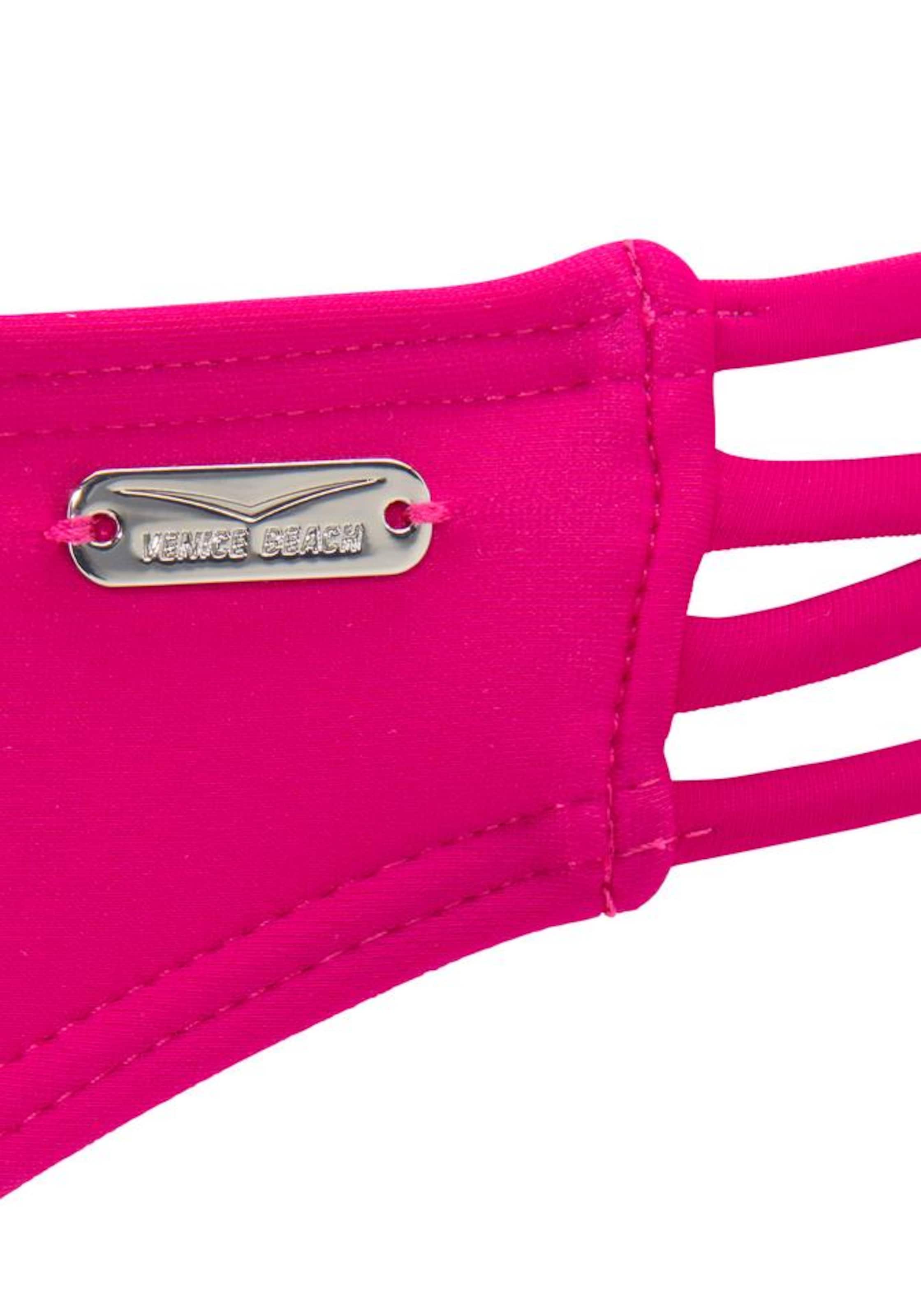 VENICE BEACH Сутиен с триъгълни чашки Бански тип бикини в розово