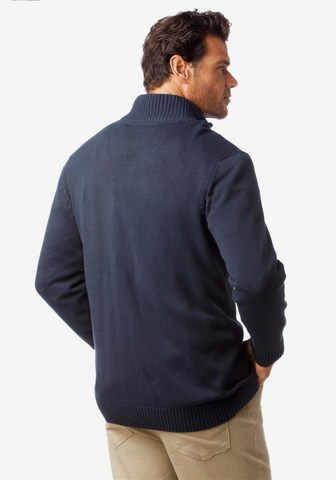 Man's World Knit Cardigan in Blue