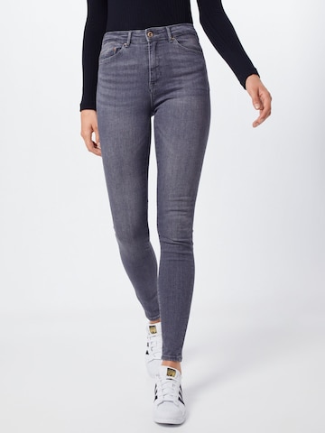 Skinny Jean 'Paola' ONLY en gris : devant