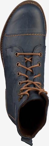 JOSEF SEIBEL Lace-Up Ankle Boots in Blue