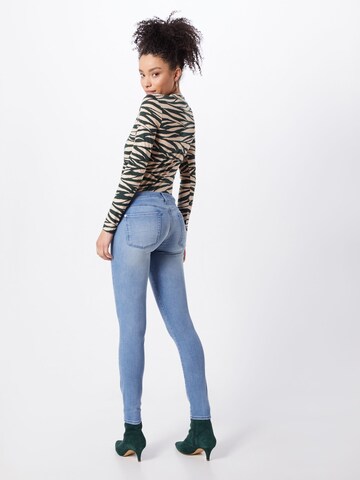 7 for all mankind Skinny Džíny 'THE SKINNY CROP BAIR MIRAGE' – modrá: zadní strana