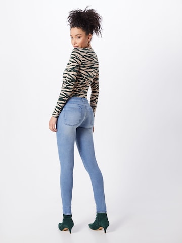 7 for all mankind Skinny Farmer 'THE SKINNY CROP BAIR MIRAGE' - kék: hátul