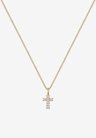 ELLI PREMIUM Ketting 'Kreuz' in Goud