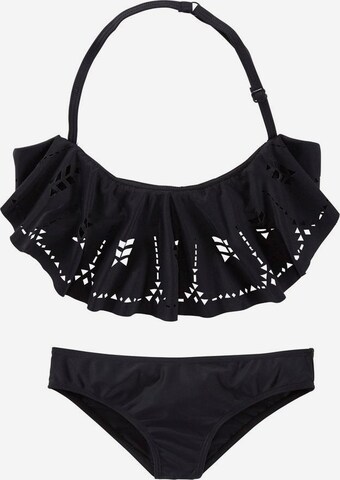 Bandeau Bikini 'Split Buf' BUFFALO en noir