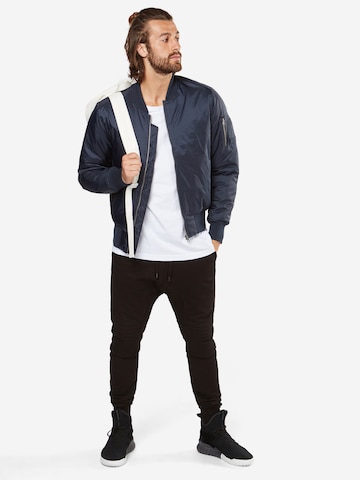 Urban Classics Between-Season Jacket in Blue