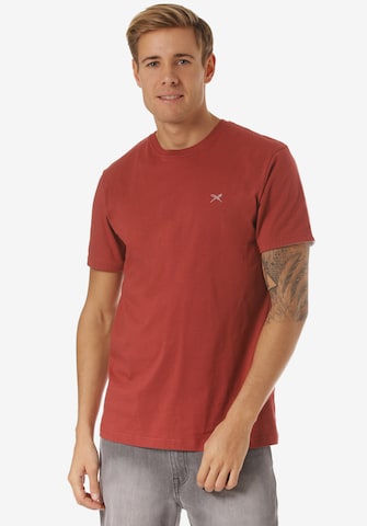 Iriedaily - Camiseta 'Turn up' en rojo: frente