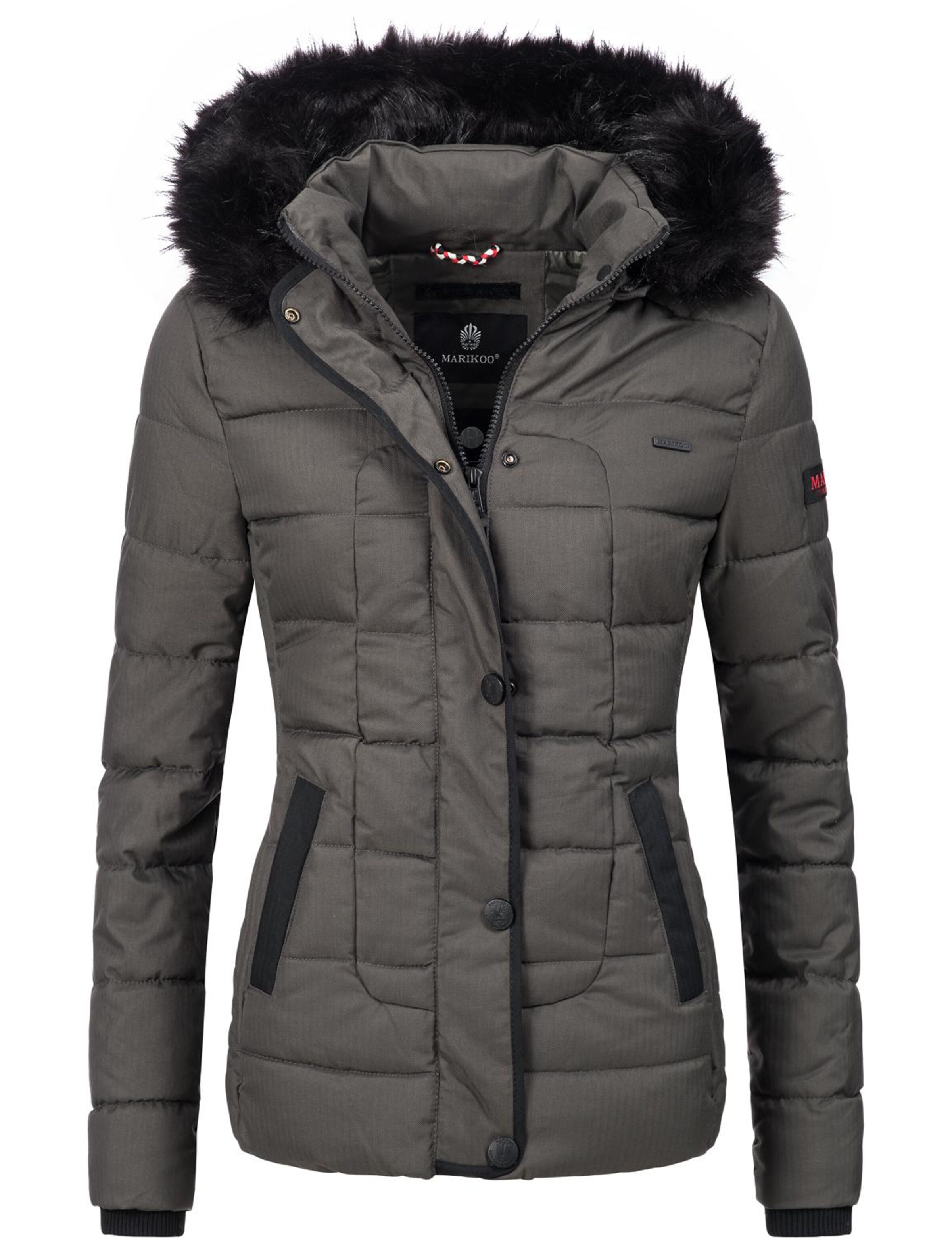Giacca invernale 'Unique' di MARIKOO in grigio: frontale
