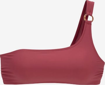 s.Oliver Bralette Bikini Top 'Rome' in Red: front