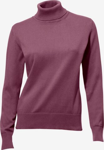 Pull-over heine en violet : devant