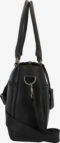 Burkely Schultertasche 'Antique Avery' in Schwarz