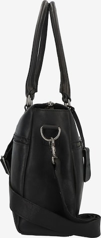 Burkely Schultertasche 'Antique Avery' in Schwarz