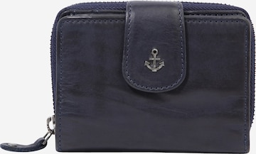 Harbour 2nd Wallet in Blue: front