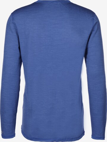 Schöffel Shirt Sport Merino mit reflektierenden Details in Blau